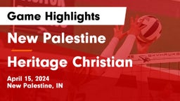 New Palestine  vs Heritage Christian  Game Highlights - April 15, 2024