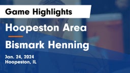 Hoopeston Area vs Bismark Henning Game Highlights - Jan. 24, 2024