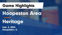 Hoopeston Area vs Heritage  Game Highlights - Feb. 3, 2024