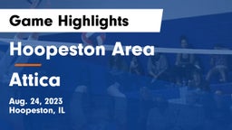 Hoopeston Area vs Attica  Game Highlights - Aug. 24, 2023