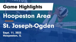 Hoopeston Area vs St. Joseph-Ogden  Game Highlights - Sept. 11, 2023