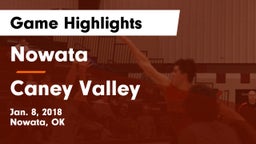 Nowata  vs Caney Valley  Game Highlights - Jan. 8, 2018