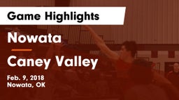 Nowata  vs Caney Valley  Game Highlights - Feb. 9, 2018