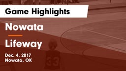Nowata  vs Lifeway Game Highlights - Dec. 4, 2017