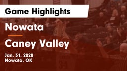 Nowata  vs Caney Valley  Game Highlights - Jan. 31, 2020
