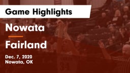 Nowata  vs Fairland  Game Highlights - Dec. 7, 2020