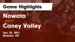 Nowata  vs Caney Valley  Game Highlights - Jan. 29, 2021