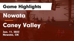 Nowata  vs Caney Valley  Game Highlights - Jan. 11, 2022