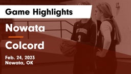 Nowata  vs Colcord  Game Highlights - Feb. 24, 2023