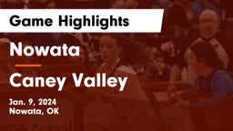 Nowata  vs Caney Valley  Game Highlights - Jan. 9, 2024
