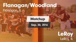 Matchup: Flanagan/Woodland vs. LeRoy  2016