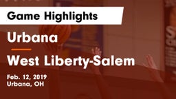 Urbana  vs West Liberty-Salem  Game Highlights - Feb. 12, 2019