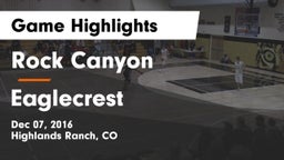 Rock Canyon  vs Eaglecrest  Game Highlights - Dec 07, 2016