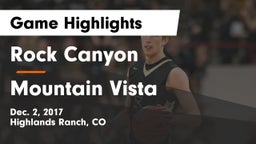 Rock Canyon  vs Mountain Vista  Game Highlights - Dec. 2, 2017