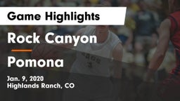 Rock Canyon  vs Pomona  Game Highlights - Jan. 9, 2020