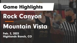 Rock Canyon  vs Mountain Vista  Game Highlights - Feb. 2, 2023
