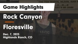 Rock Canyon  vs Floresville  Game Highlights - Dec. 7, 2023