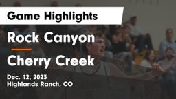 Rock Canyon  vs Cherry Creek  Game Highlights - Dec. 12, 2023