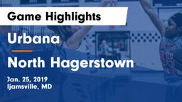 Urbana  vs North Hagerstown  Game Highlights - Jan. 25, 2019