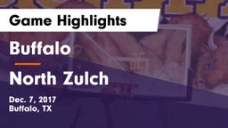 Buffalo  vs North Zulch  Game Highlights - Dec. 7, 2017