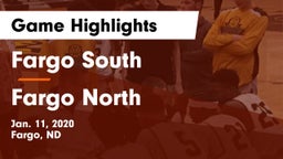 Fargo South  vs Fargo North  Game Highlights - Jan. 11, 2020