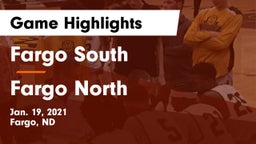 Fargo South  vs Fargo North  Game Highlights - Jan. 19, 2021
