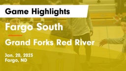 Fargo South  vs Grand Forks Red River  Game Highlights - Jan. 20, 2023