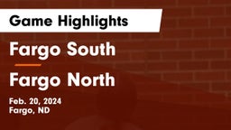 Fargo South  vs Fargo North  Game Highlights - Feb. 20, 2024