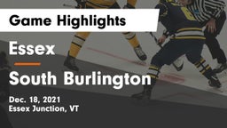 Essex  vs South Burlington Game Highlights - Dec. 18, 2021