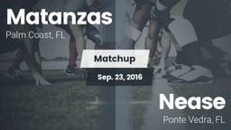Matchup: Matanzas  vs. Nease  2016