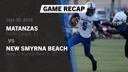 Recap: Matanzas  vs. New Smyrna Beach  2016