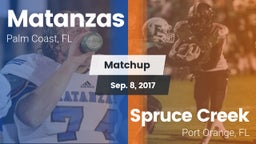 Matchup: Matanzas  vs. Spruce Creek  2017
