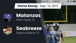 Recap: Matanzas  vs. Seabreeze  2017