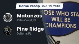 Recap: Matanzas  vs. Pine Ridge  2018