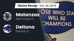 Recap: Matanzas  vs. Deltona  2018