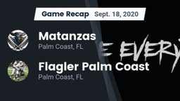 Recap: Matanzas  vs. Flagler Palm Coast  2020