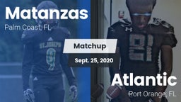 Matchup: Matanzas  vs. Atlantic  2020