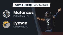 Recap: Matanzas  vs. Lyman  2020