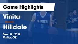 Vinita  vs Hilldale  Game Highlights - Jan. 18, 2019