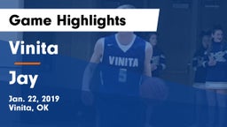 Vinita  vs Jay  Game Highlights - Jan. 22, 2019