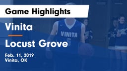 Vinita  vs Locust Grove  Game Highlights - Feb. 11, 2019