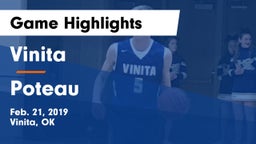 Vinita  vs Poteau  Game Highlights - Feb. 21, 2019
