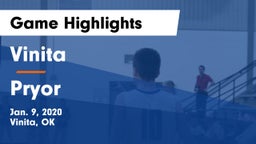 Vinita  vs Pryor  Game Highlights - Jan. 9, 2020