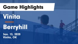 Vinita  vs Berryhill  Game Highlights - Jan. 13, 2020