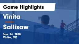 Vinita  vs Sallisaw  Game Highlights - Jan. 24, 2020