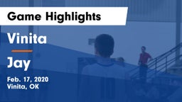 Vinita  vs Jay  Game Highlights - Feb. 17, 2020