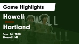 Howell vs Hartland  Game Highlights - Jan. 14, 2020