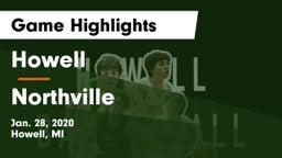 Howell vs Northville  Game Highlights - Jan. 28, 2020