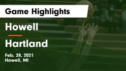 Howell vs Hartland  Game Highlights - Feb. 28, 2021