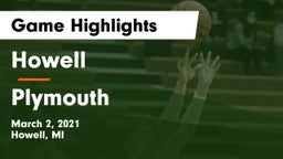 Howell vs Plymouth  Game Highlights - March 2, 2021